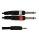 GEWA Basic line Cavo 1x Jack stereo 3,5 mm - 2x Jack mono 6,3 mm
