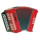 Organetto 8 bassi rosso DAM 1600-8