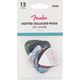 FENDER Plettri Puntinati 351 in Celluloide - Pack da 12 Thin