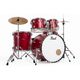 Pearl Roadshow RS525SC/C747 Red Wine Batteria acustica completa Rossa 2 piatti Sabian e Sgabello