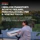 Roland FP90X White Pianoforte digitale 88 tasti bianco con stand e pedaliera