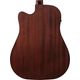 IBANEZ AW247CE-WKH Open Pore Black Chitarra Acustica