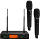 Jts RU-8012DB/2X RU-850LTH Doppio Radiomicrofono Palmare UHF