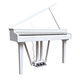Echord GP-10W Pianoforte coda digitale bianco