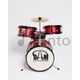 Batteria Acustica Junior 3 pezzi per bambini - Rossa