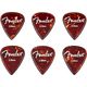FENDER Aero Acrylic Picks 6-pezzi 2.0mm