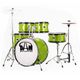 Batteria acustica per bambini 5 pezzi Dam JB J1049 Acid Green