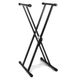 GEWA Stand doppia X per tastiera Easy Gear System VE5 Nero