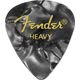 Fender premium celluloid 351 plettro black moto heavy
