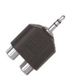 PROEL AT128 Adattatore Stereo Jack 3.5mm Maschio - 2 RCA Femmina