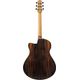 Ibanez AAM70CETBN Transparent Charcoal Burst Low Gloss Top Natural Open Pore Back