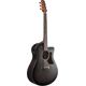 Ibanez AAM70CETBN Transparent Charcoal Burst Low Gloss Top Natural Open Pore Back