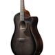 Ibanez AAM70CETBN Transparent Charcoal Burst Low Gloss Top Natural Open Pore Back