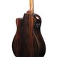 Ibanez AAM70CETBN Transparent Charcoal Burst Low Gloss Top Natural Open Pore Back