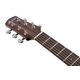 Ibanez AAM70CETBN Transparent Charcoal Burst Low Gloss Top Natural Open Pore Back