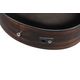 Ibanez AAM70CETBN Transparent Charcoal Burst Low Gloss Top Natural Open Pore Back