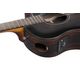 Ibanez AAM70CETBN Transparent Charcoal Burst Low Gloss Top Natural Open Pore Back