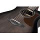 Ibanez AAM70CETBN Transparent Charcoal Burst Low Gloss Top Natural Open Pore Back