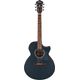 Ibanez AE275 DBF Dark Tide Blue Flat Chitarra Acustica Elettrificata