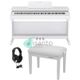 Casio Celviano AP270 White Pianoforte digitale con Panca e Cuffie