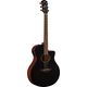 Yamaha APX600M MSB Smoky Black Chitarra acustica elettrifcata nera