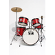 Batteria Acustica Completa - Junior Series 5 pezzi Red