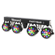 Beamz PartyBar3 9x1W RGB MagicBall + Coppia BARWASH 244 Barra LED