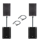 RCF ART 910A Coppia Casse 4200w + RCF 702-AS MK3 Coppia Subwoofer  1500W