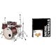 Pearl Decade Maple DMP925F C260 Satin Brown Burst Batteria acustica + Piatti Meinl