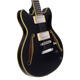 D'Angelico Exce DC Tour Solid Black Chitarra semiacustica