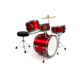 Batteria Acustica Junior 4 pezzi per bambini - Red