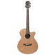 De Salvo AG3CEQMJ Mini Jumbo Chitarra Acustica Natural Elettrificata