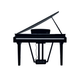 Echord GP-10B Pianoforte coda digitale nero