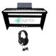 ECHORD SP10 Black Pianoforte digitale nero Completo di Stand e Pedaliera e Cuffie
