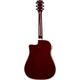 EKO NXT D CW EQ Wine Red Chitarra acustica elettrificata rossa