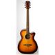 EKO TRI 018 cw eq honey burst Chitarra acustica elettrificata