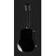 Ibanez PF15 Black Chitarra acustica con custodia, plettri, fascia omaggio