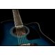 Ibanez PF15ECE TBS Chitarra acustica amplificata blu sunburst