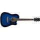 Ibanez PF15ECE TBS Chitarra acustica amplificata blue sunburst con accessori omaggio