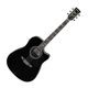 Ibanez AW391RCEBKH Chitarra Acustica Black