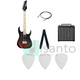 Ibanez GRGM21MWNS Walnut sunburst chitarra elettrica 3/4 + amplificatore