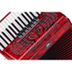 DAM 1310-96 RD Fisarmonica 96 bassi rossa