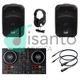 Bundle DJ Console completa NUMARK Party Mix DJ + casse 300W + cuffie+ cavi omaggio