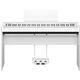 Yamaha P225 White con stand e pedaliera