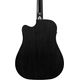 Ibanez PF16MWCE WK Weathered Black Open Pore Chitarra Acustica Elettrificata