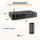 POWER DYNAMICS PV260BT 6CH Amplificatore 6x100W BT + 2 Diffusori Passivi