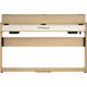 Roland F701 LA Light oak Pianoforte digitale 88 tasti pesati finitura Quercia