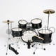 Batteria Acustica Completa - Junior Series 5 pezzi Black