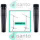 Shure SM57 + Aste Omaggio Doppio Bundle 
