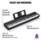 Yamaha P45B - Pianoforte digitale 88 tasti pesati 